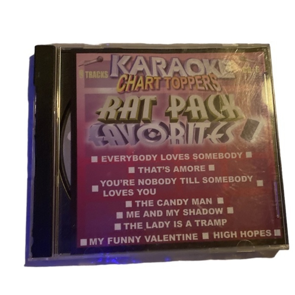 Chart Toppers Karaoke Rat Pack Favorites 9 tracks.